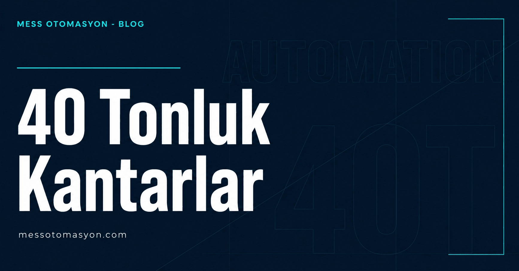 40 Tonluk Kantarlar