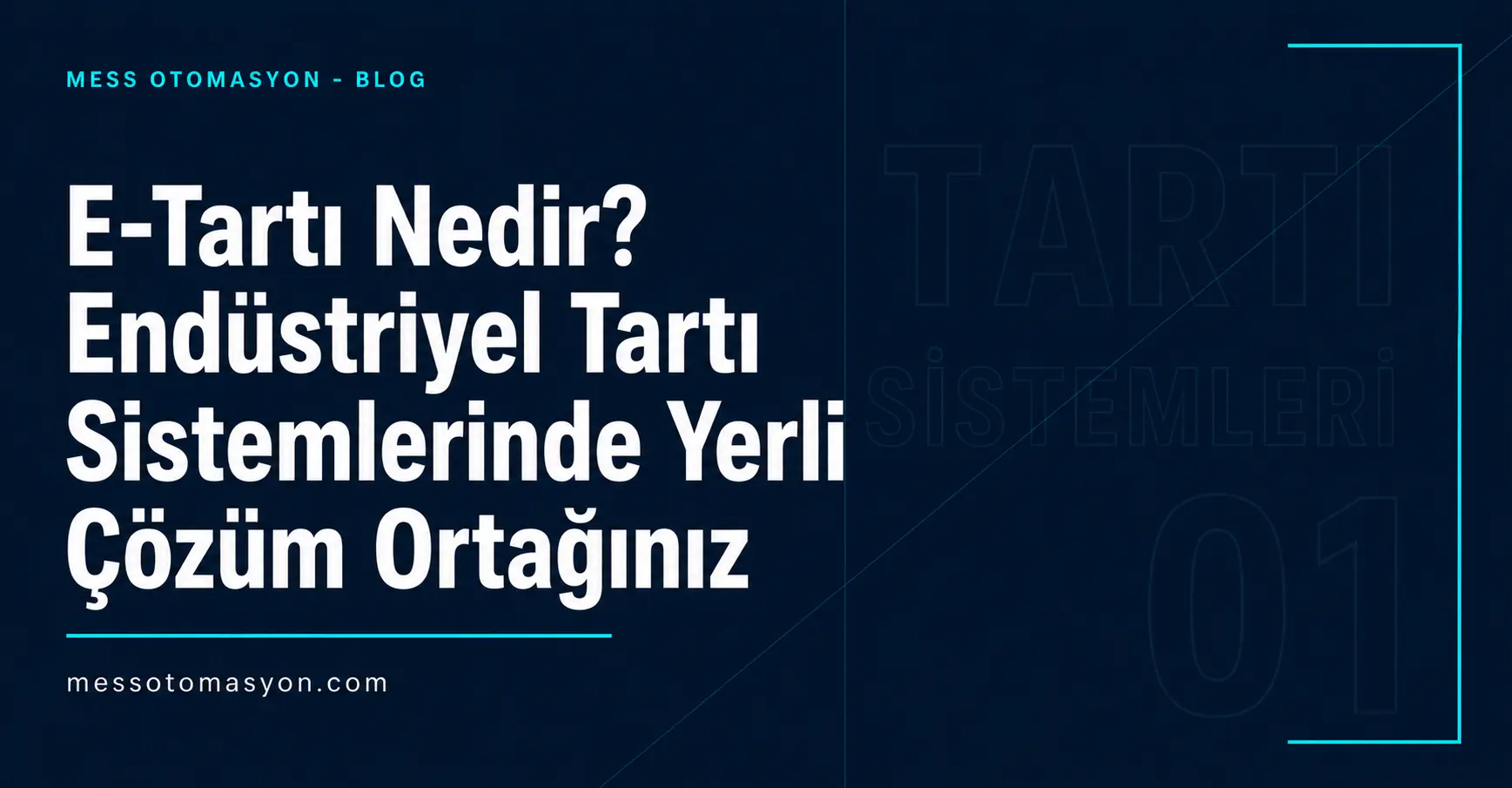 E-Tartı Nedir? Endüstriyel Tartı Sistemlerinde Yerli Çözüm Ortağınız