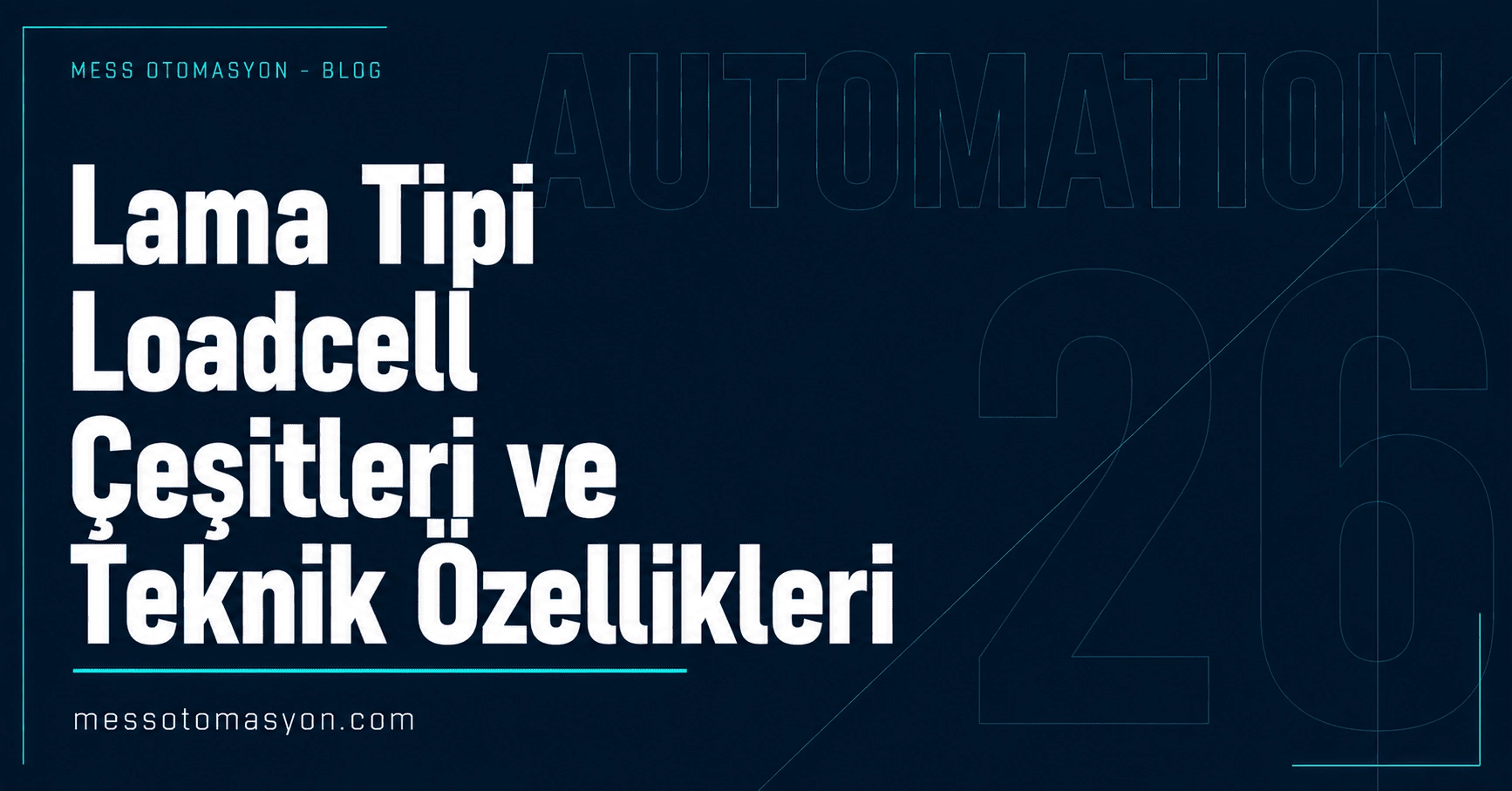 Lama Tipi Loadcell Çeşitleri ve Teknik Özellikleri