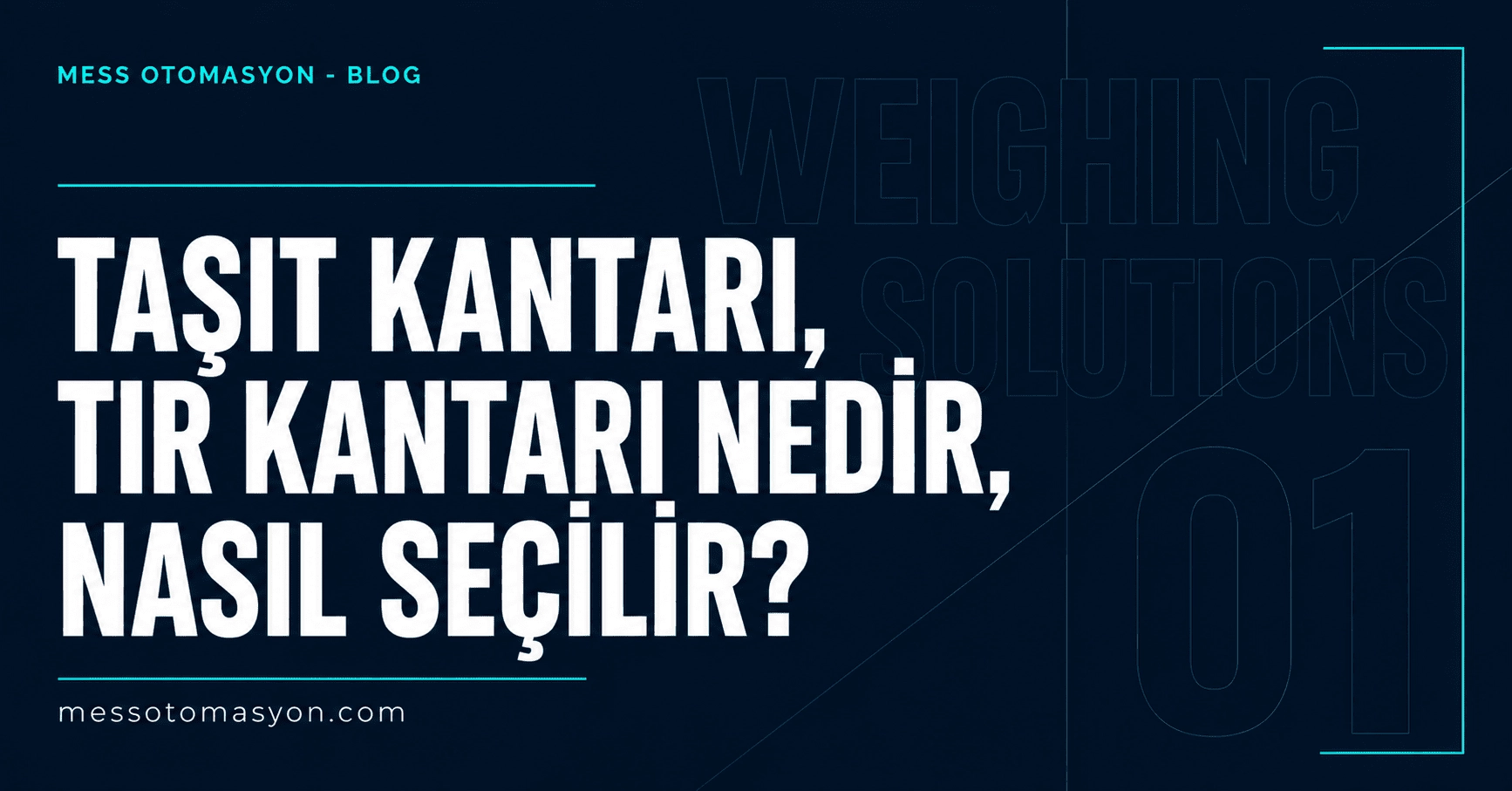 TAŞIT KANTARI, TIR KANTARI NEDİR, NASIL SEÇİLİR?