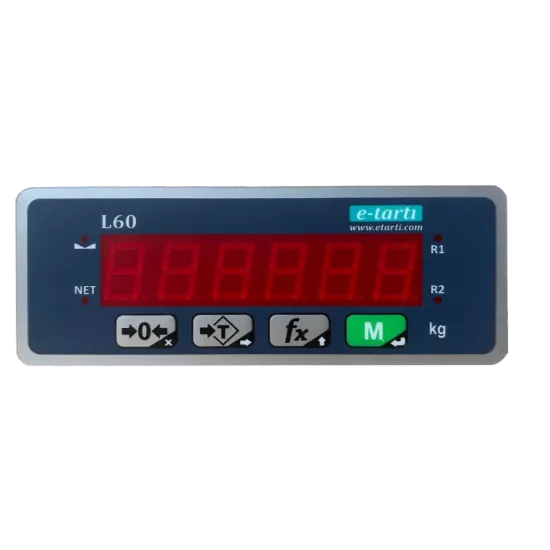 E-Tartı L60 Panel Tipi Ağırlık Göstergesi